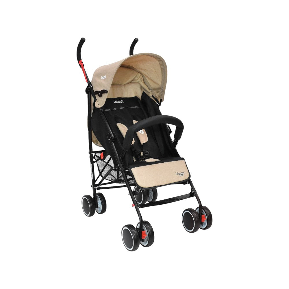 Carriola Infanti Viggo Color Beige Ligera Con Barra