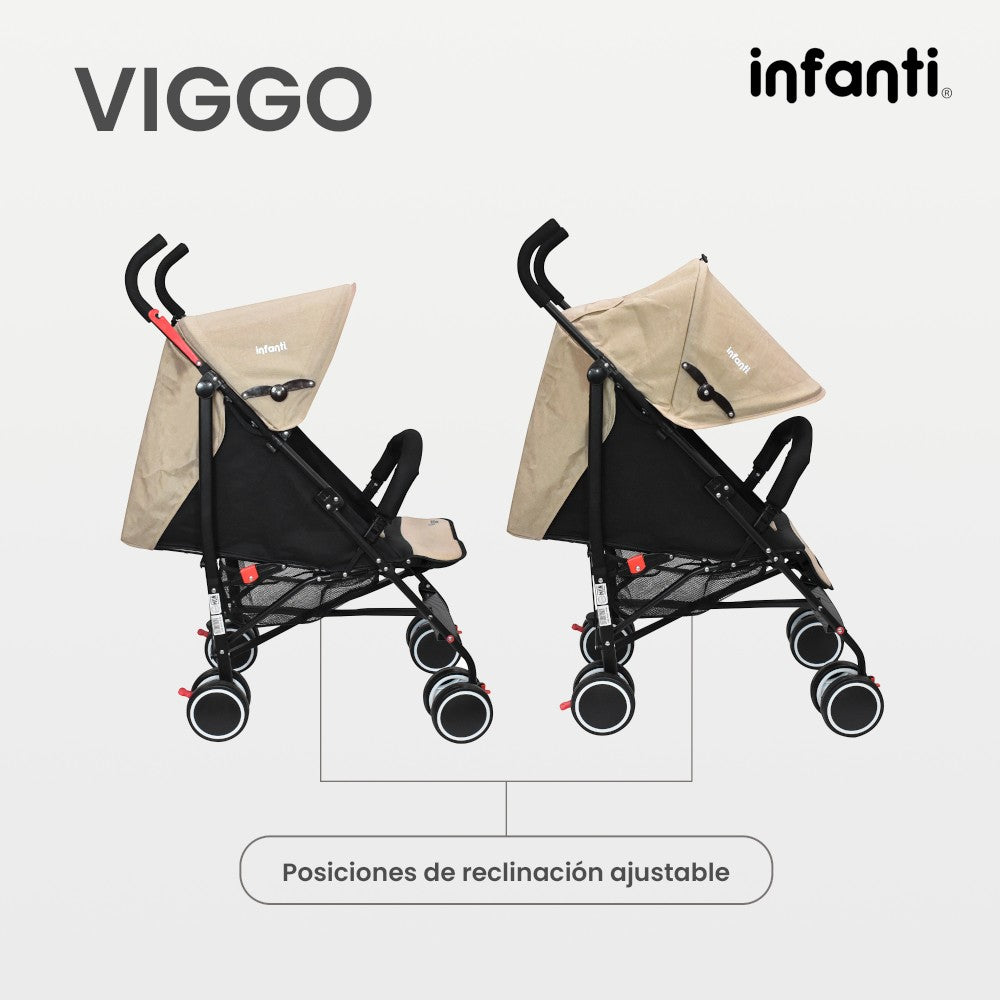 Infanti Carriola Portátil Viggo Ligera Y Reclinable