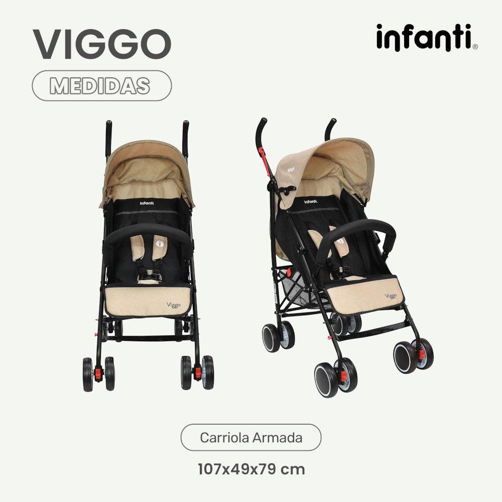 Infanti Carriola Portátil Viggo Ligera Y Reclinable