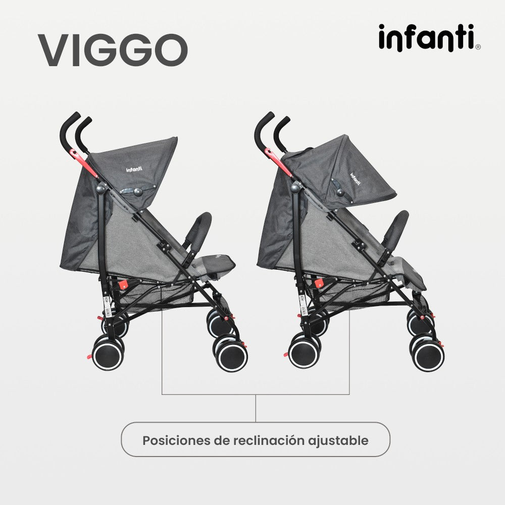 Infanti Carriola Portátil Viggo Ligera Y Reclinable
