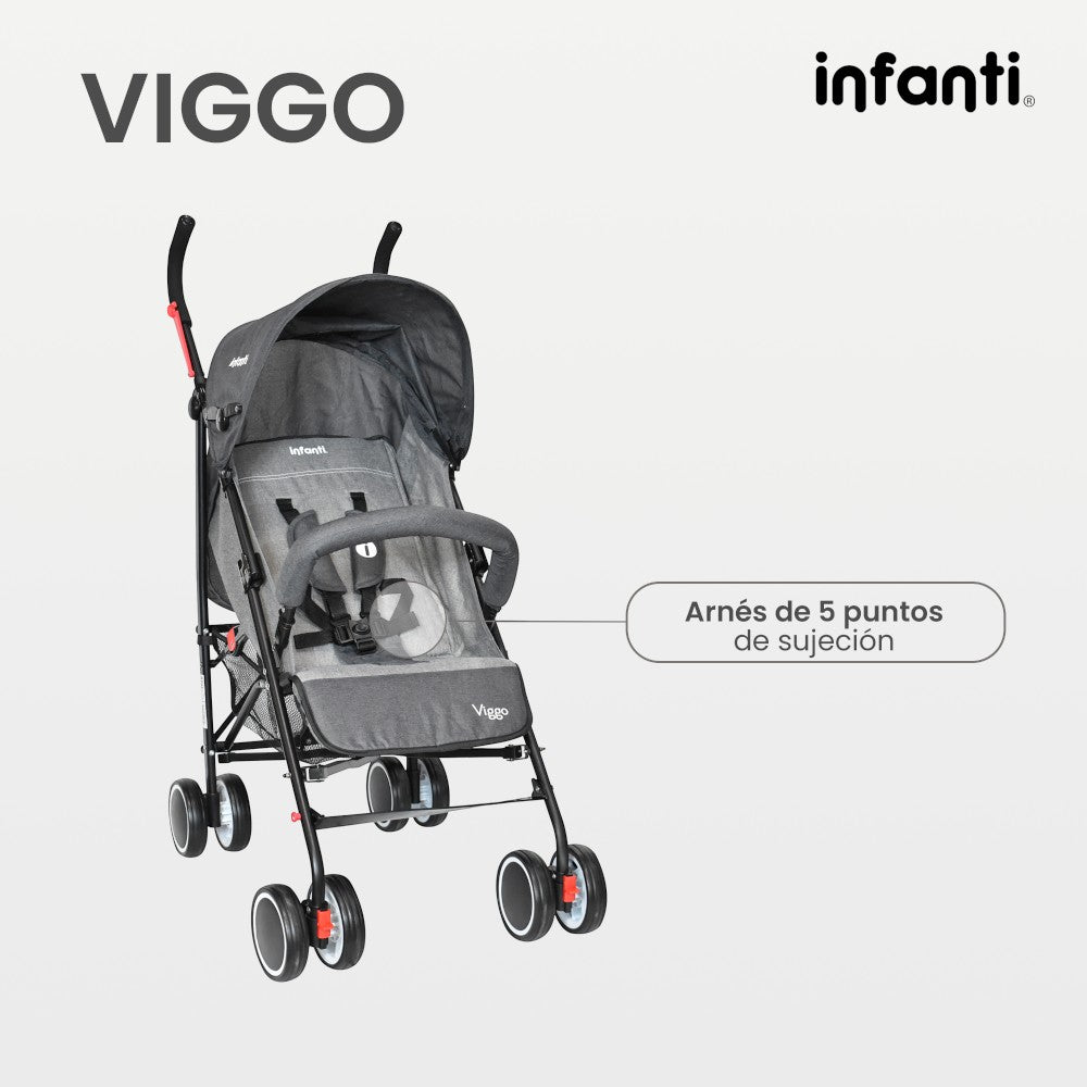 Infanti Carriola Portátil Viggo Ligera Y Reclinable