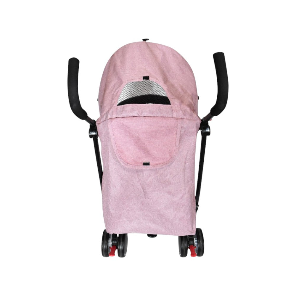 Carriola Infanti Viggo Color Rosa Ligera Con Barra