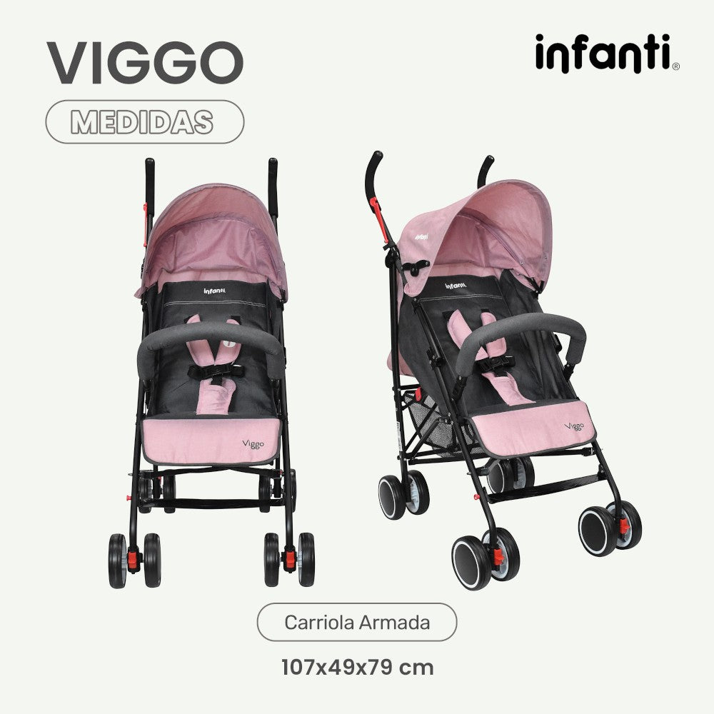 Infanti Carriola Portátil Viggo Ligera Y Reclinable