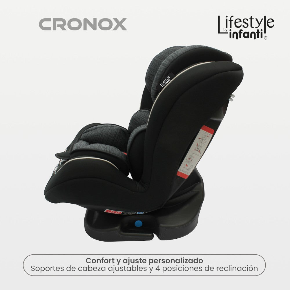 Autoasiento Para Bebé Cronox Gris Lifestyle By Infanti