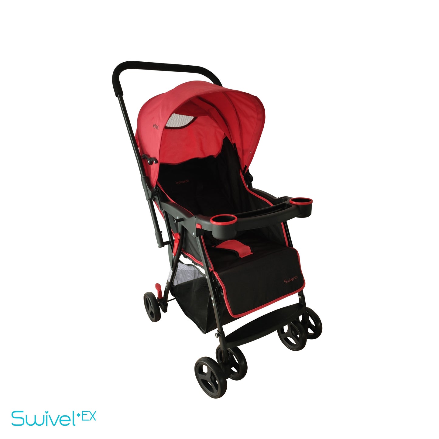 Carriola Infanti Para Bebe Con Mango Reversible, Swivel