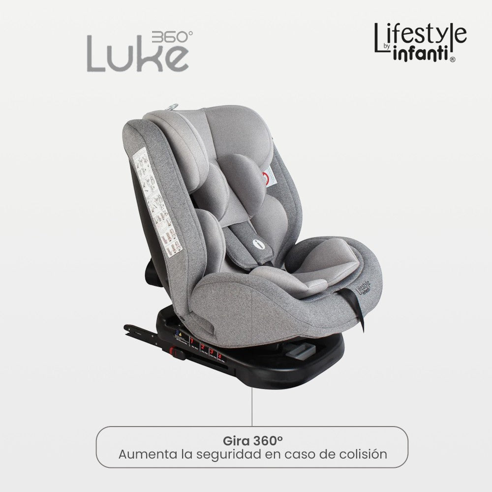 Autoasiento Luke 360° Lifestyle by Infanti Sistema de Anclaje Isofix