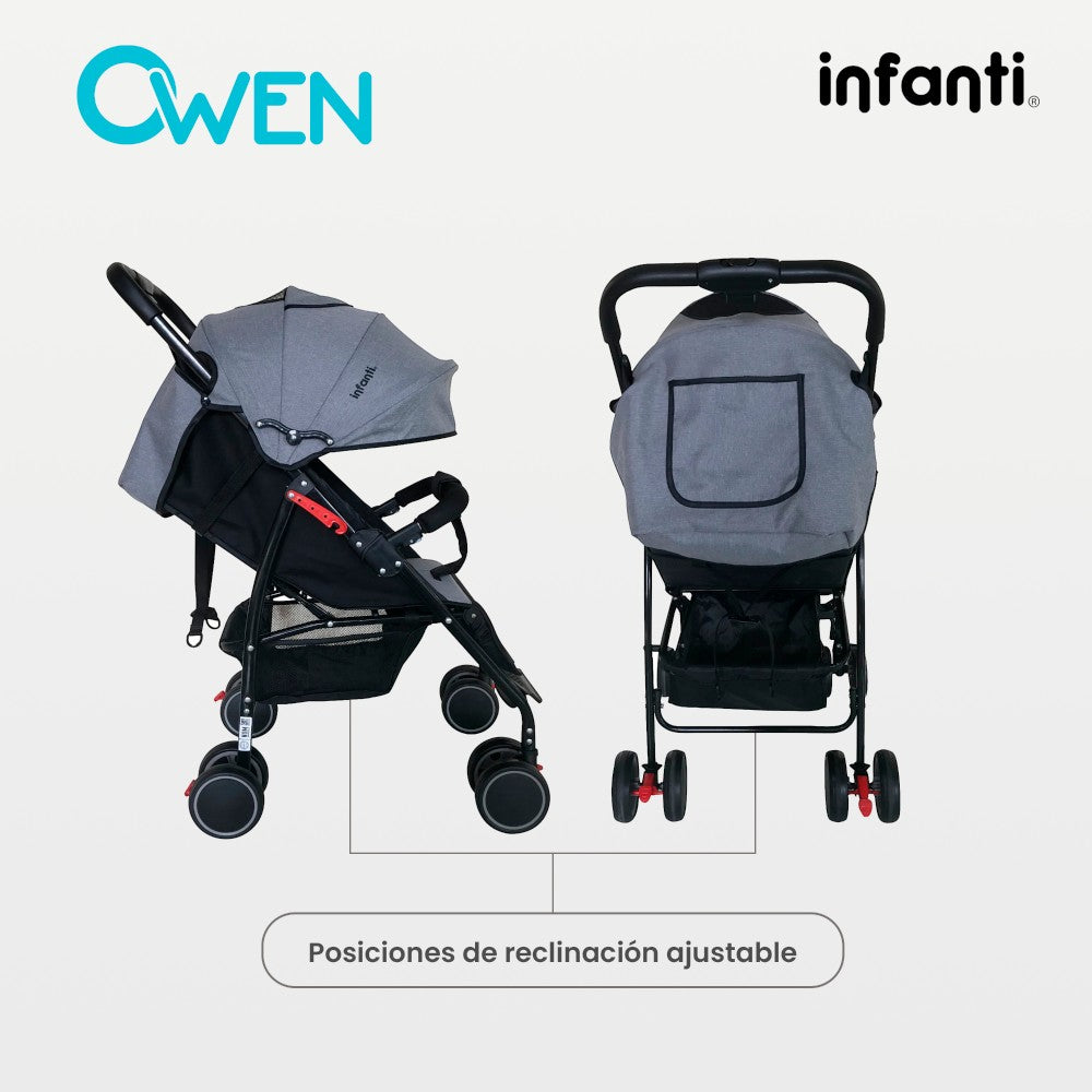 Carriola De Bebé Plegable Owen Infanti