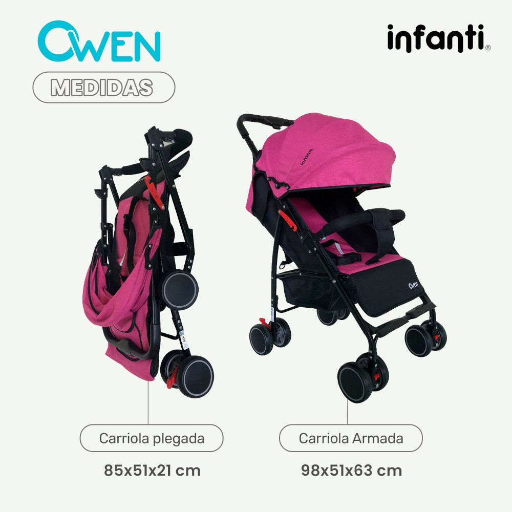 Carriola De Bebé Plegable Owen Infanti