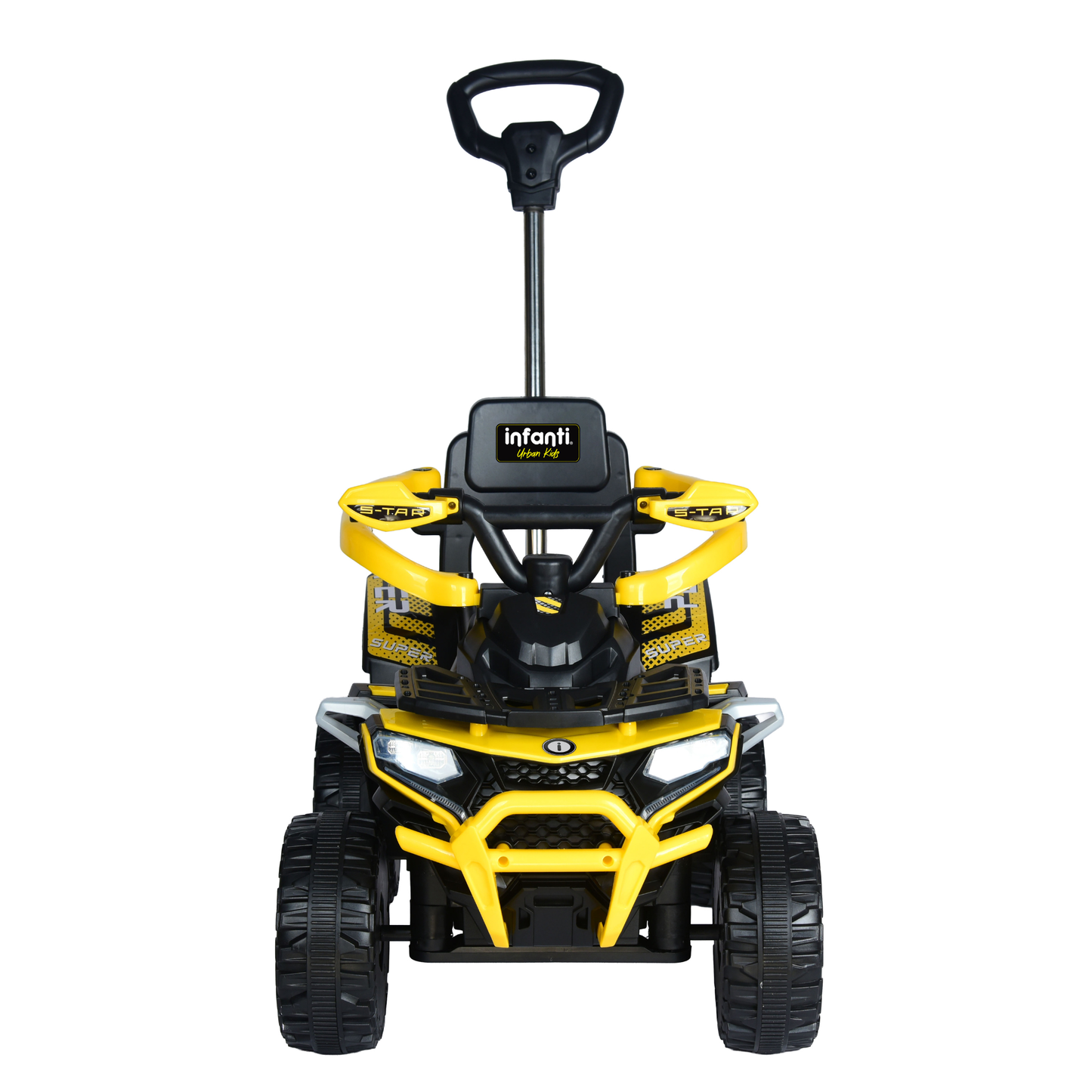 Cuatrimoto Montable Con Música Y Luces, Barras De Seguridad