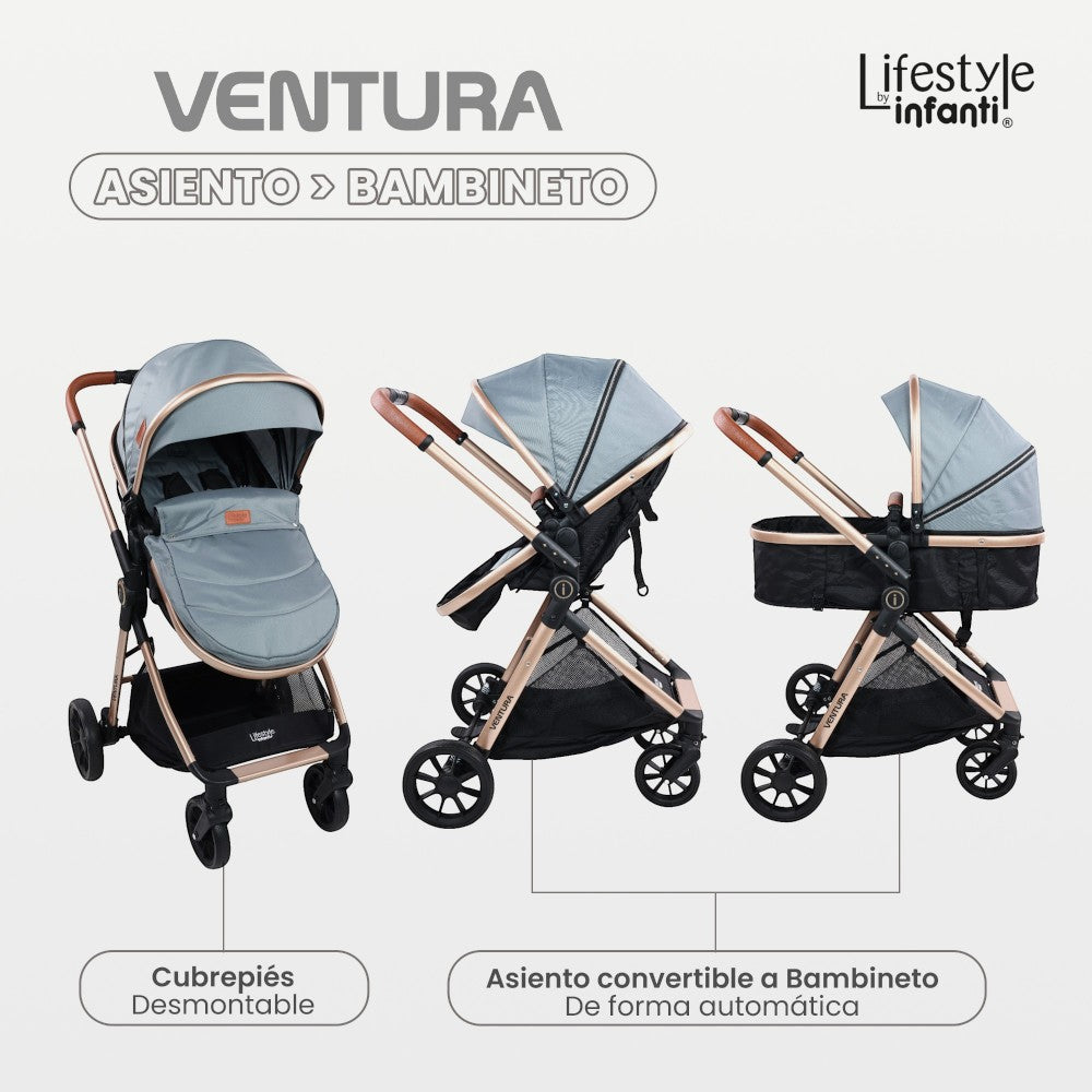 Carriola Travel System Con Base Lifestyle By Infanti Ventura