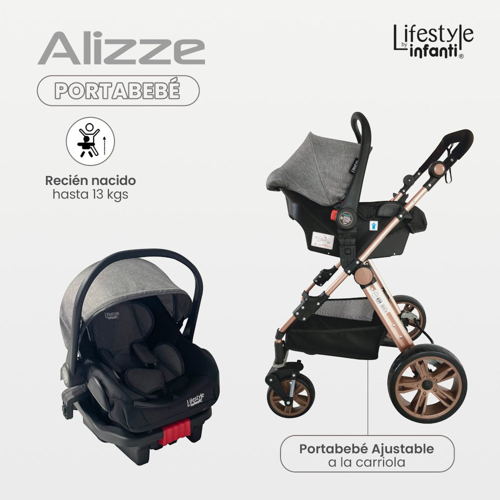 Carriola Sistema de Viaje Lifestyle by infanti Alizze Dorado