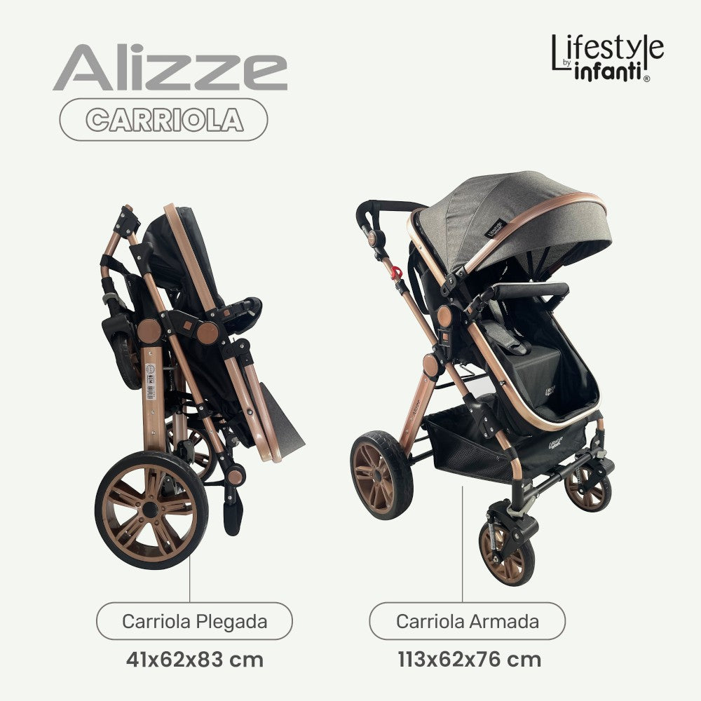 Carriola Sistema de Viaje Lifestyle by infanti Alizze Dorado