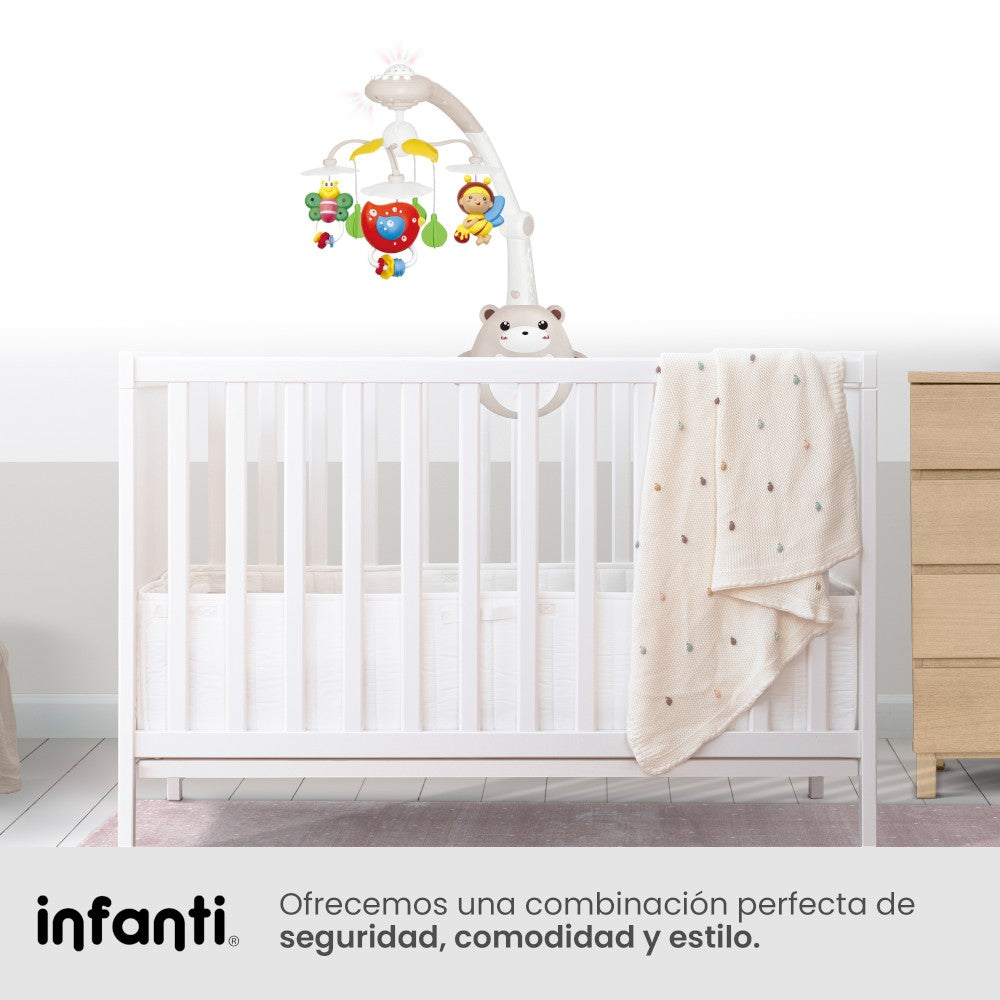 Móvil Electrónico Musical Blanco Infanti