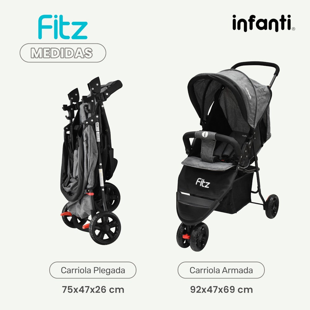 Carriola Para Bebé Fitz Tipo Jogger Infanti