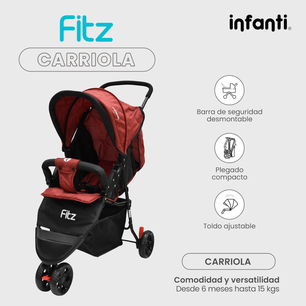 Carriola Para Bebé Fitz Tipo Jogger Infanti