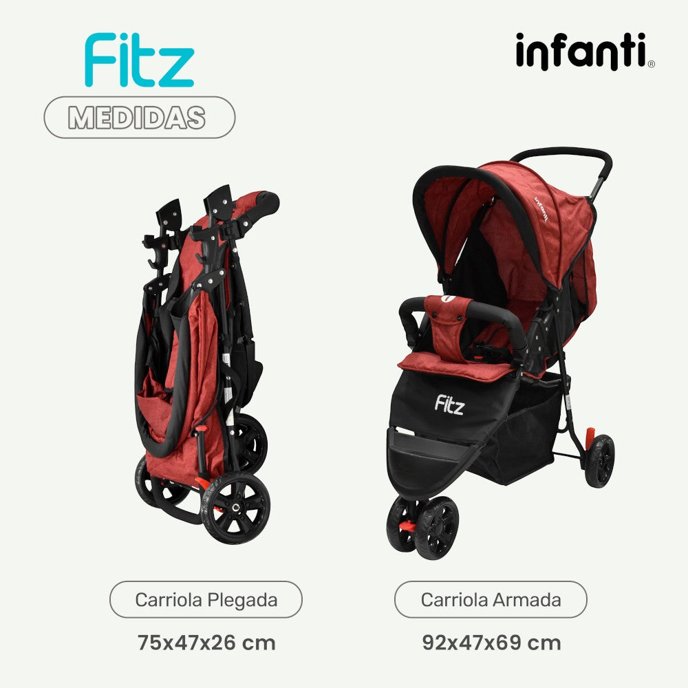 Carriola Para Bebé Fitz Tipo Jogger Infanti