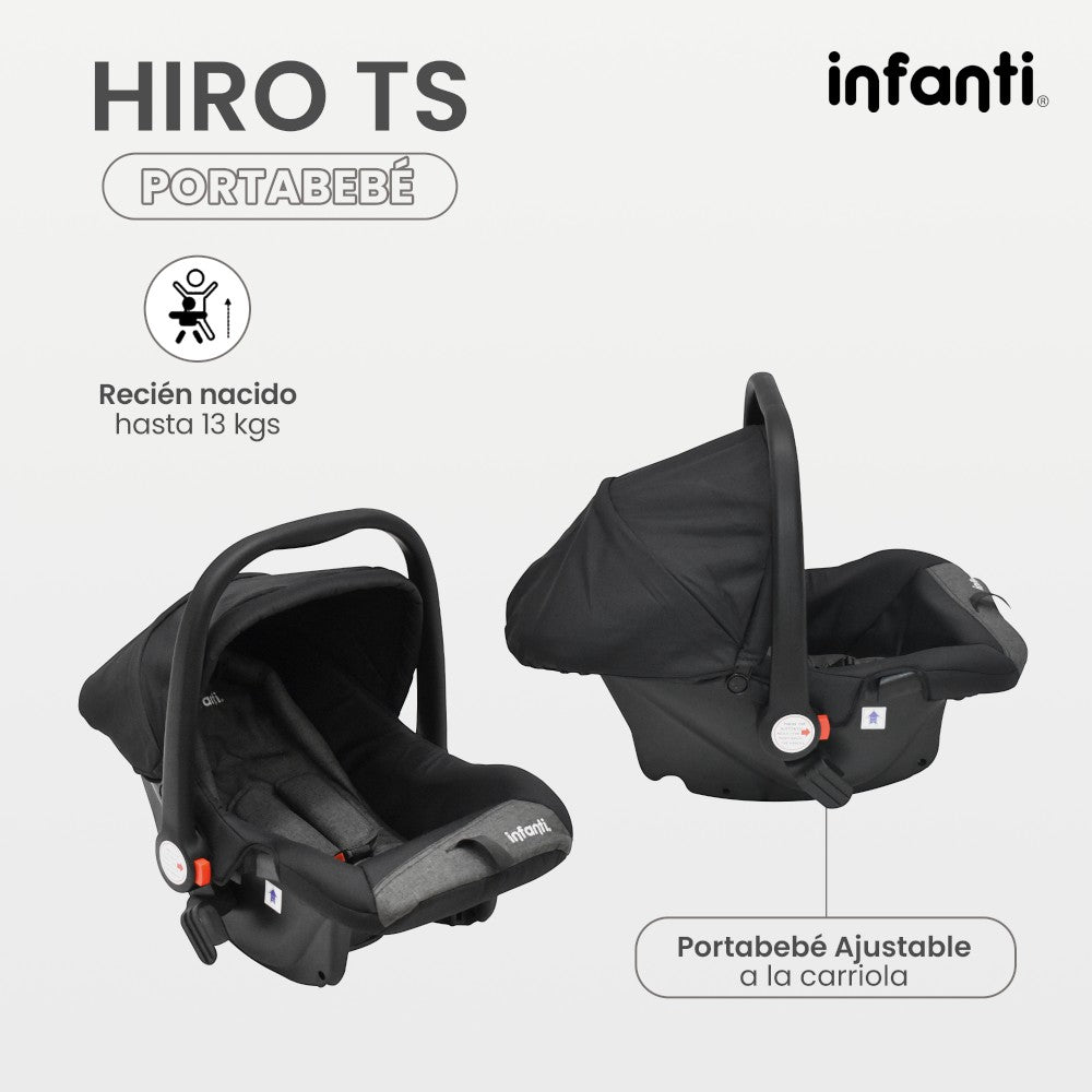 Carriola Travel System Hiro Infanti Multiposiciones