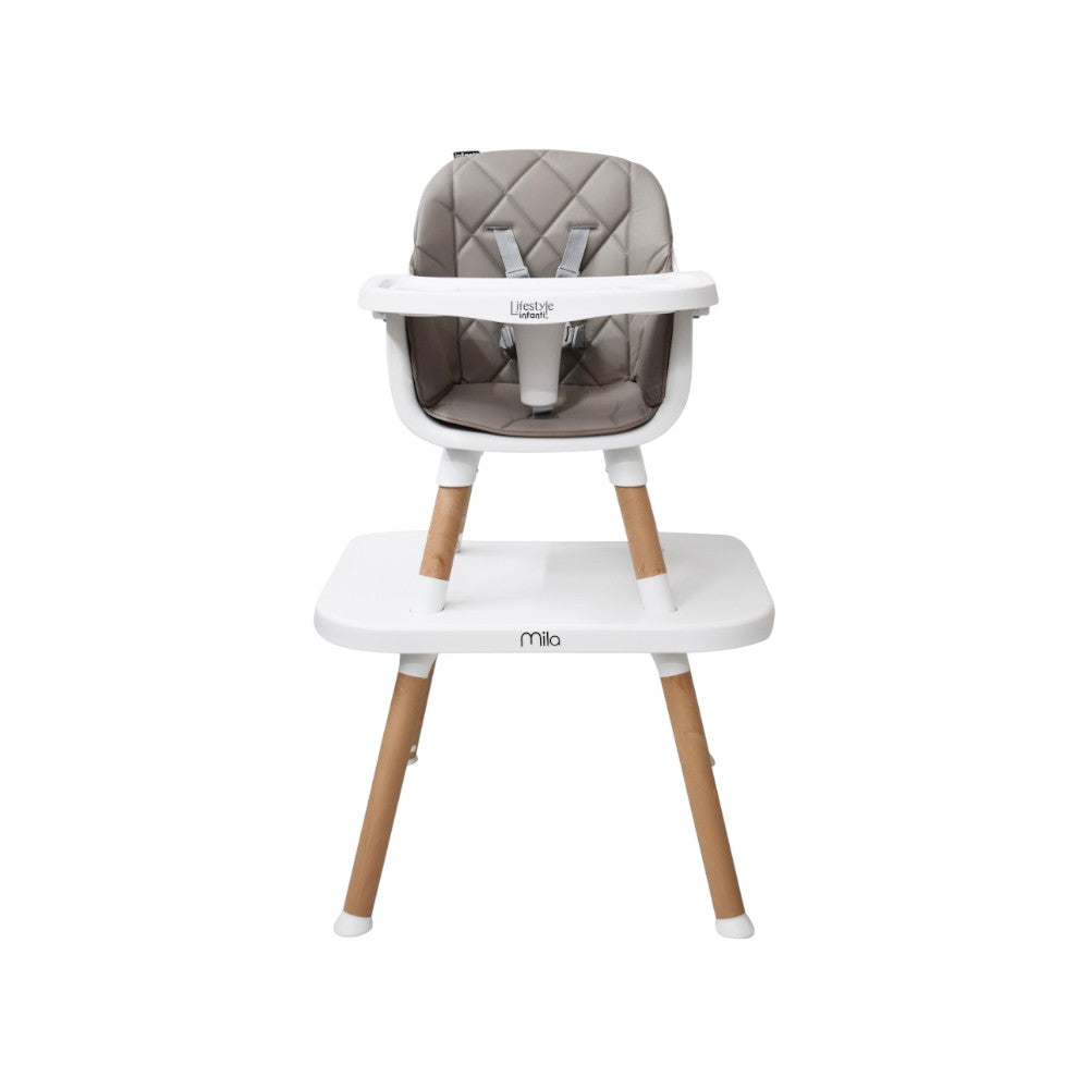 Silla Alta Lifestyle by Infanti Mila 6 en 1 Color Beige