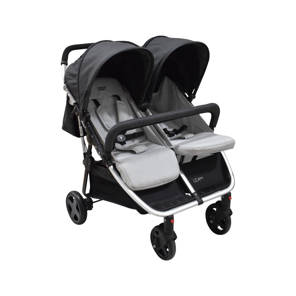 Carriola Doble Lifestyle By Infanti Lea Twin Color Negro