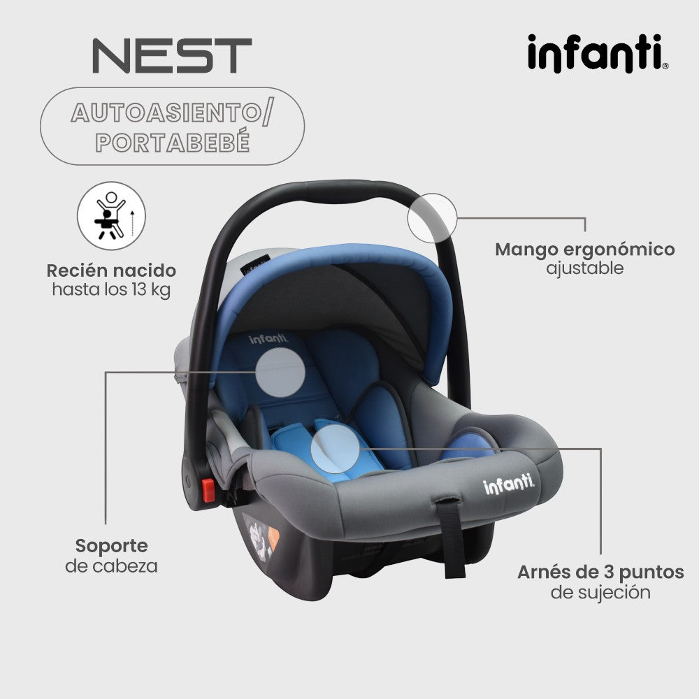 Autoasiento Nest Grupo 0+