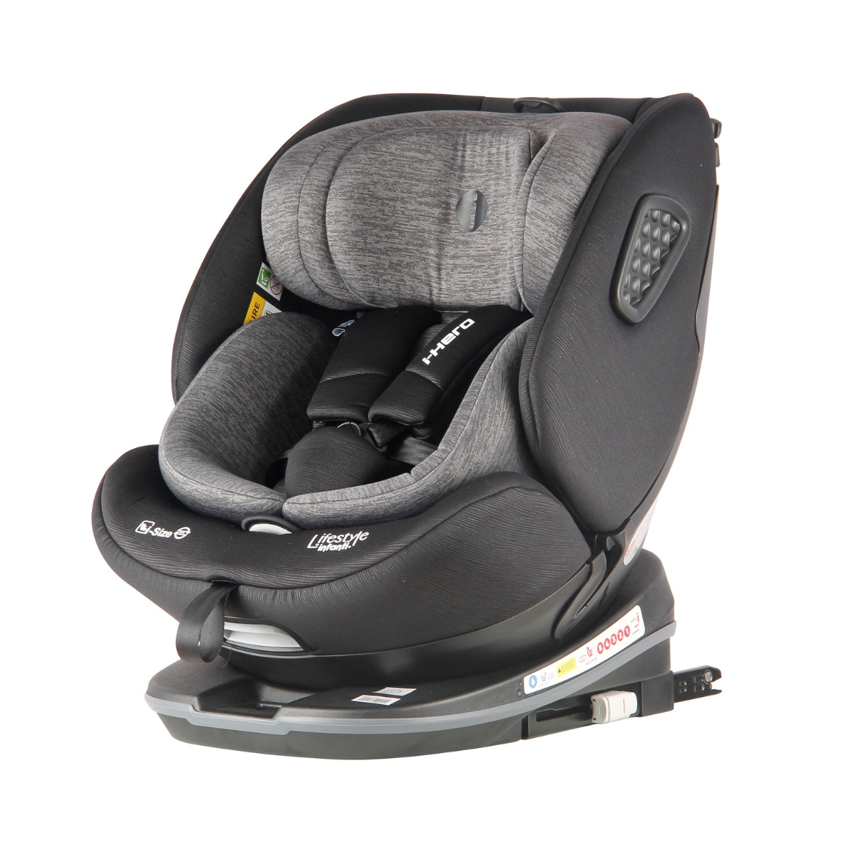 Autoasiento Lifestyle By Infanti I-Hero I-Size Negro/Gris