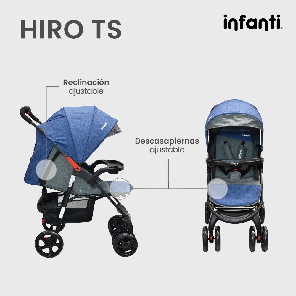 Carriola Travel System Hiro Infanti Multiposiciones