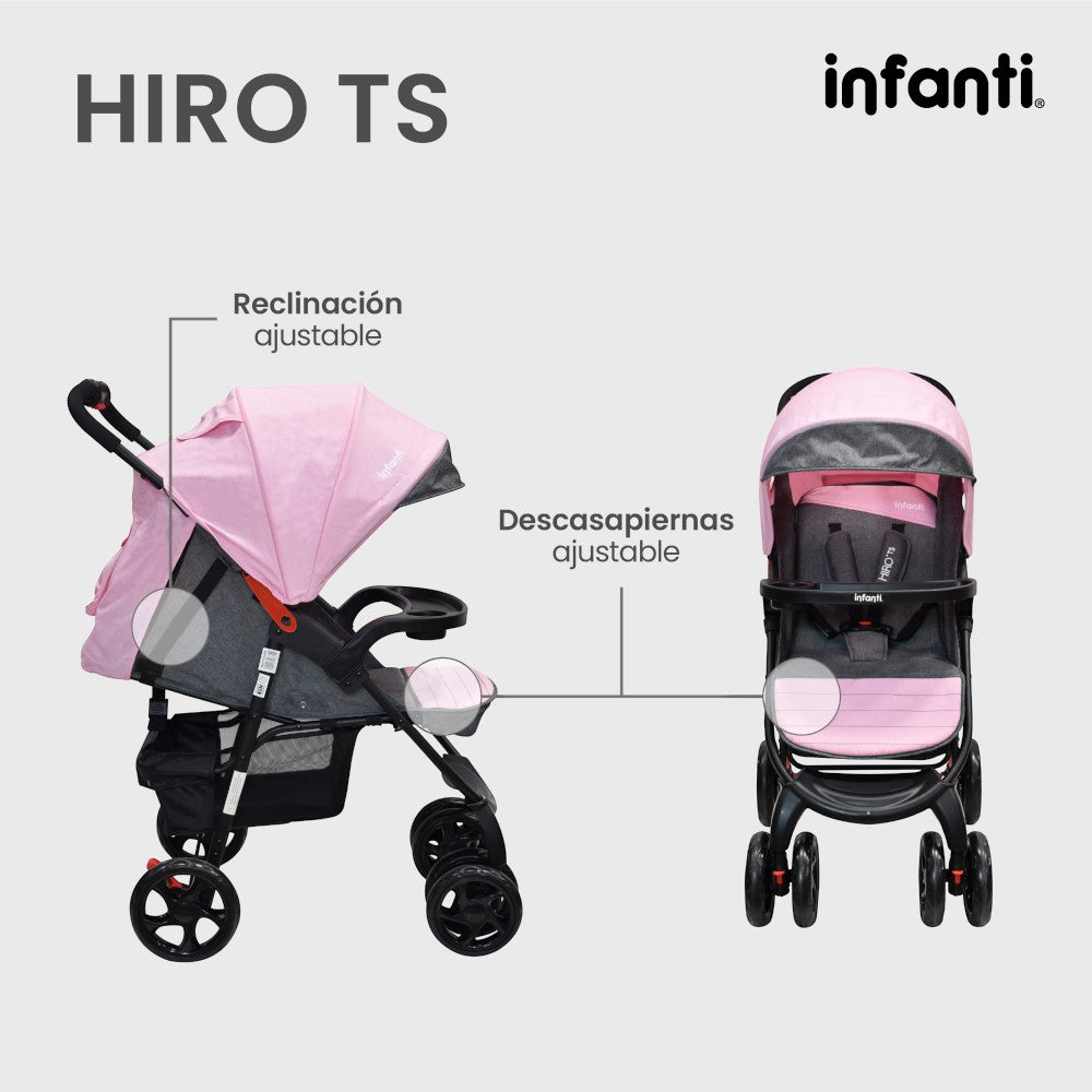 Carriola Travel System Hiro Infanti Multiposiciones