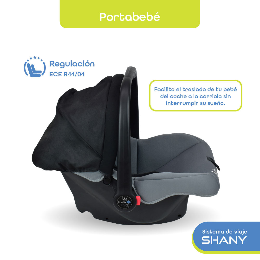Carriola Shany Para Bebé Con Travel System Versátil Y Seguro