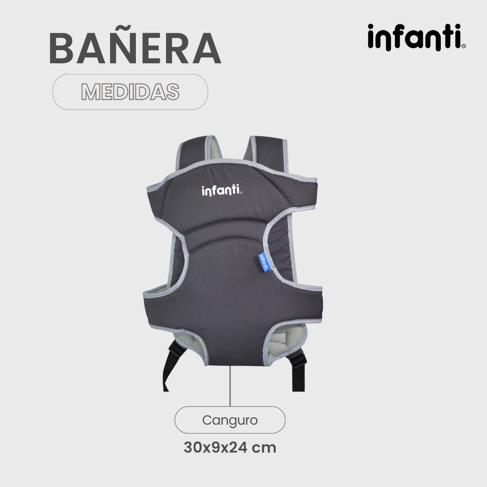 Canguro Infanti 2 Posiciones Cómodo y Seguro