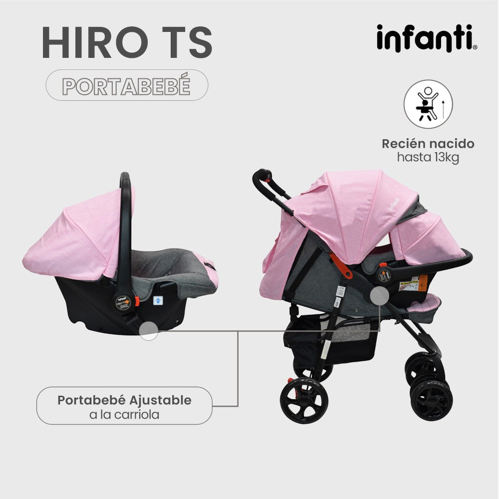 Carriola Travel System Hiro Infanti Multiposiciones