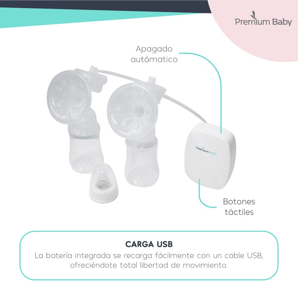 Premium Baby Extractor de Leche eléctrico Doble