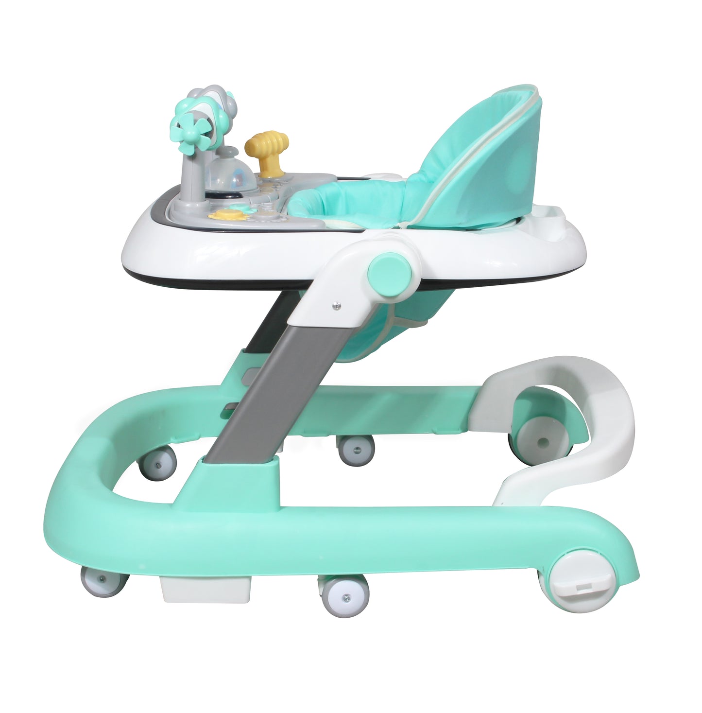 Disney Andadera 3 En 1 Charola Interactiva Led Sonido Stich