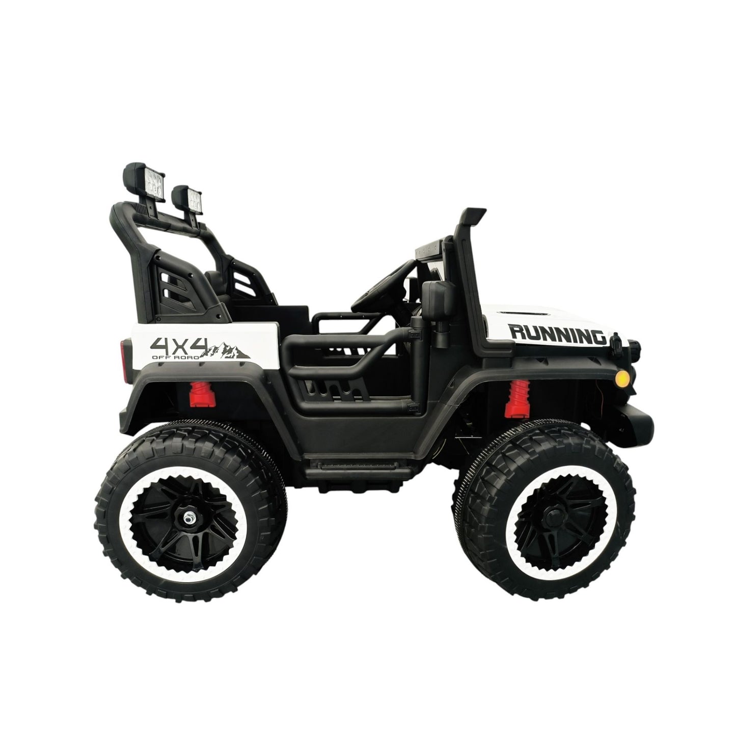 Carro Eléctrico Montable 4 X 4 Todo Terreno Luces Led Musica