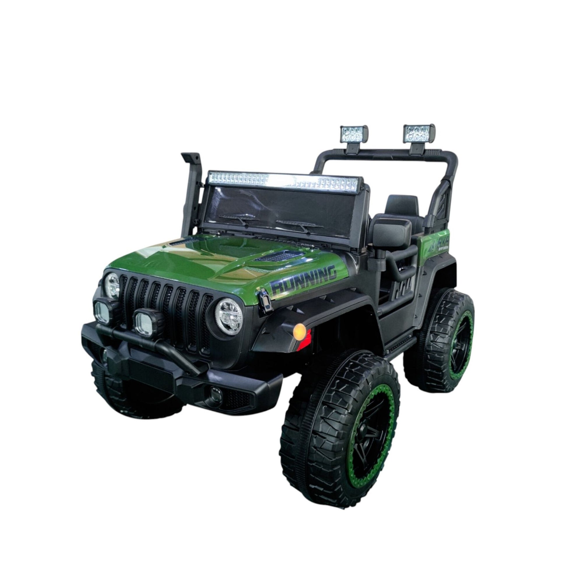 Carro Eléctrico Montable 4 X 4 Todo Terreno Luces Led Musica