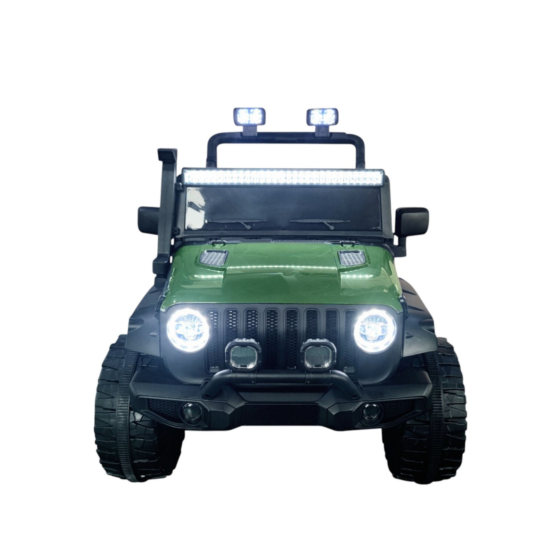 Carro Eléctrico Montable 4 X 4 Todo Terreno Luces Led Musica