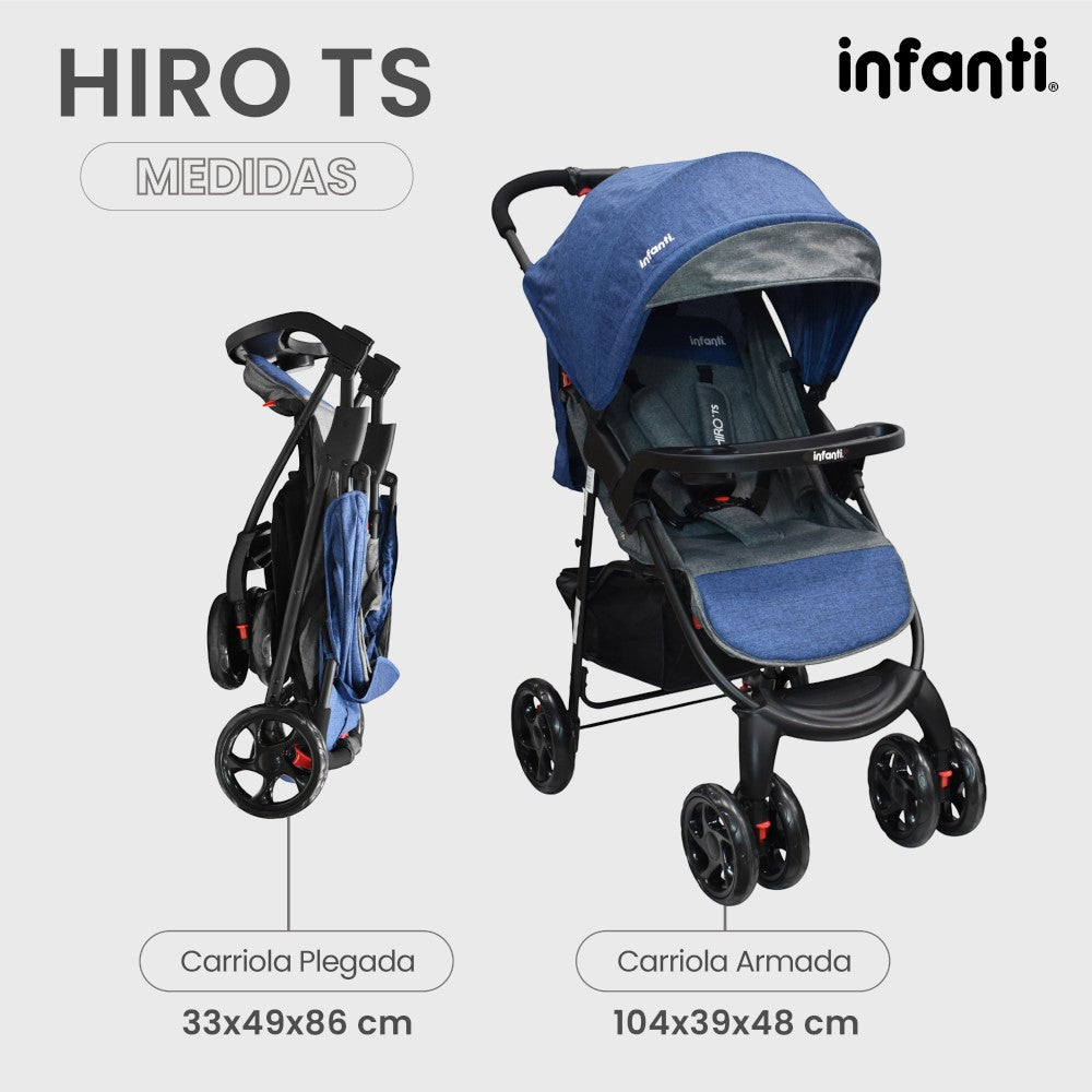 Carriola Travel System Hiro Infanti Multiposiciones