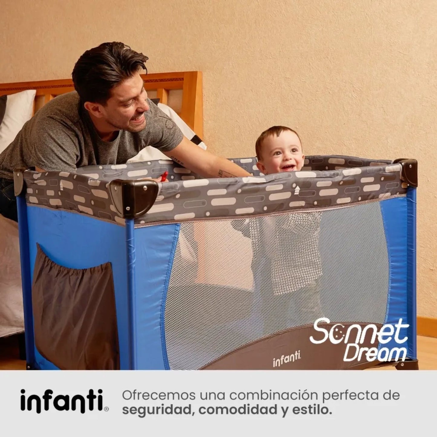 Carriola Ligera Práctica Owen + Cuna De Viaje Sonnet Dream