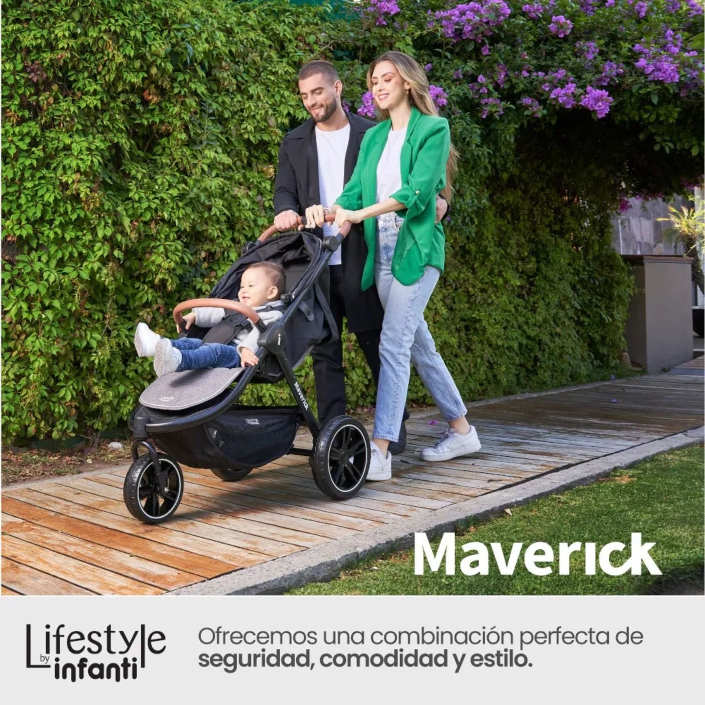 Carriola Sistema De Viaje Maverick + Cuna Corral Davy Plus