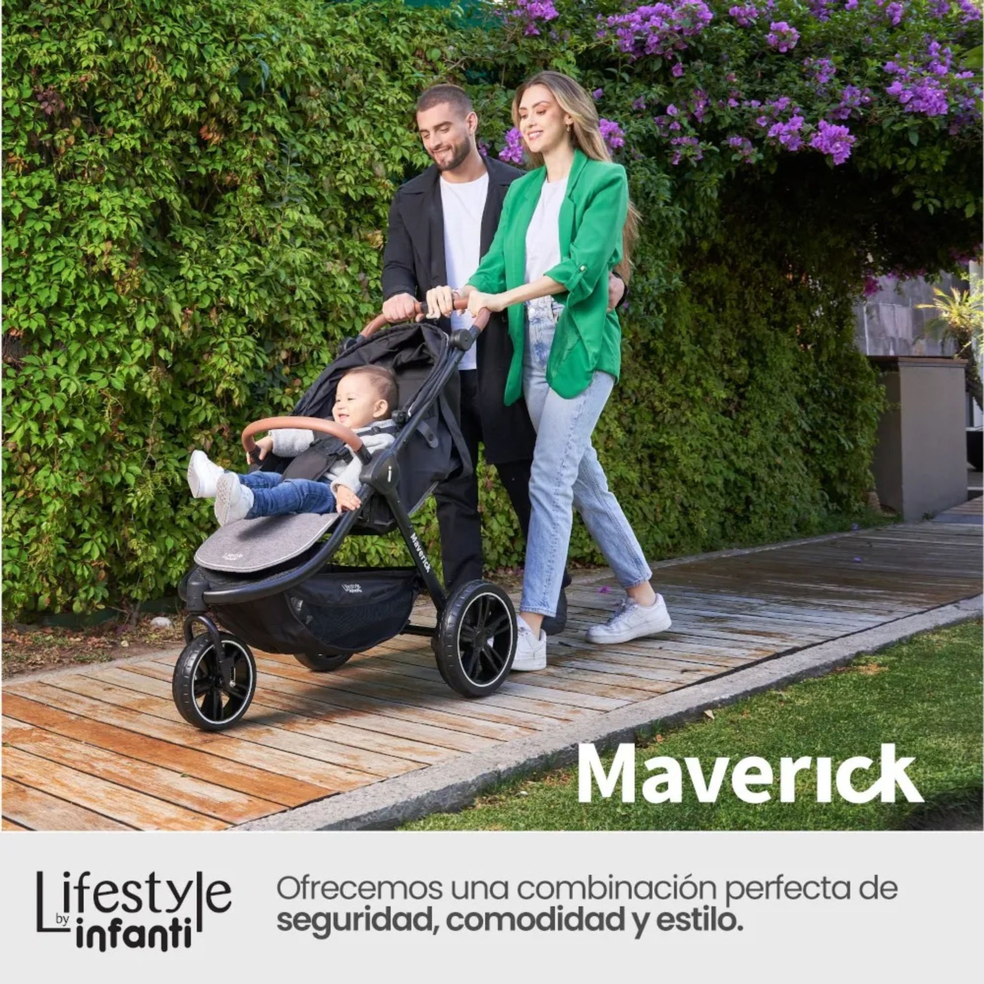 Carriola Sistema De Viaje Maverick + Cuna Corral Davy Plus