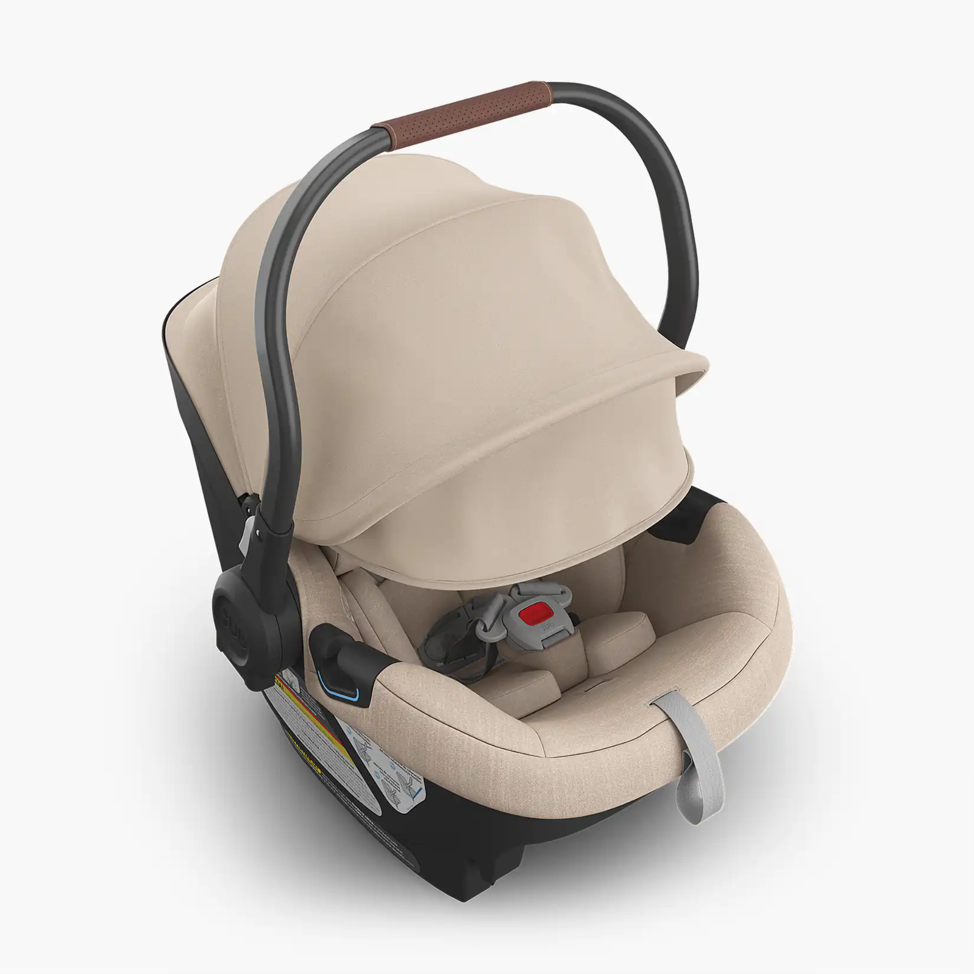 Autoasiento Aria V2 ultraligero 2,67 kg para bebé, con SmartSecure®, capota extragrande UPF50+, ventilación y asiento seguro y cómodo”