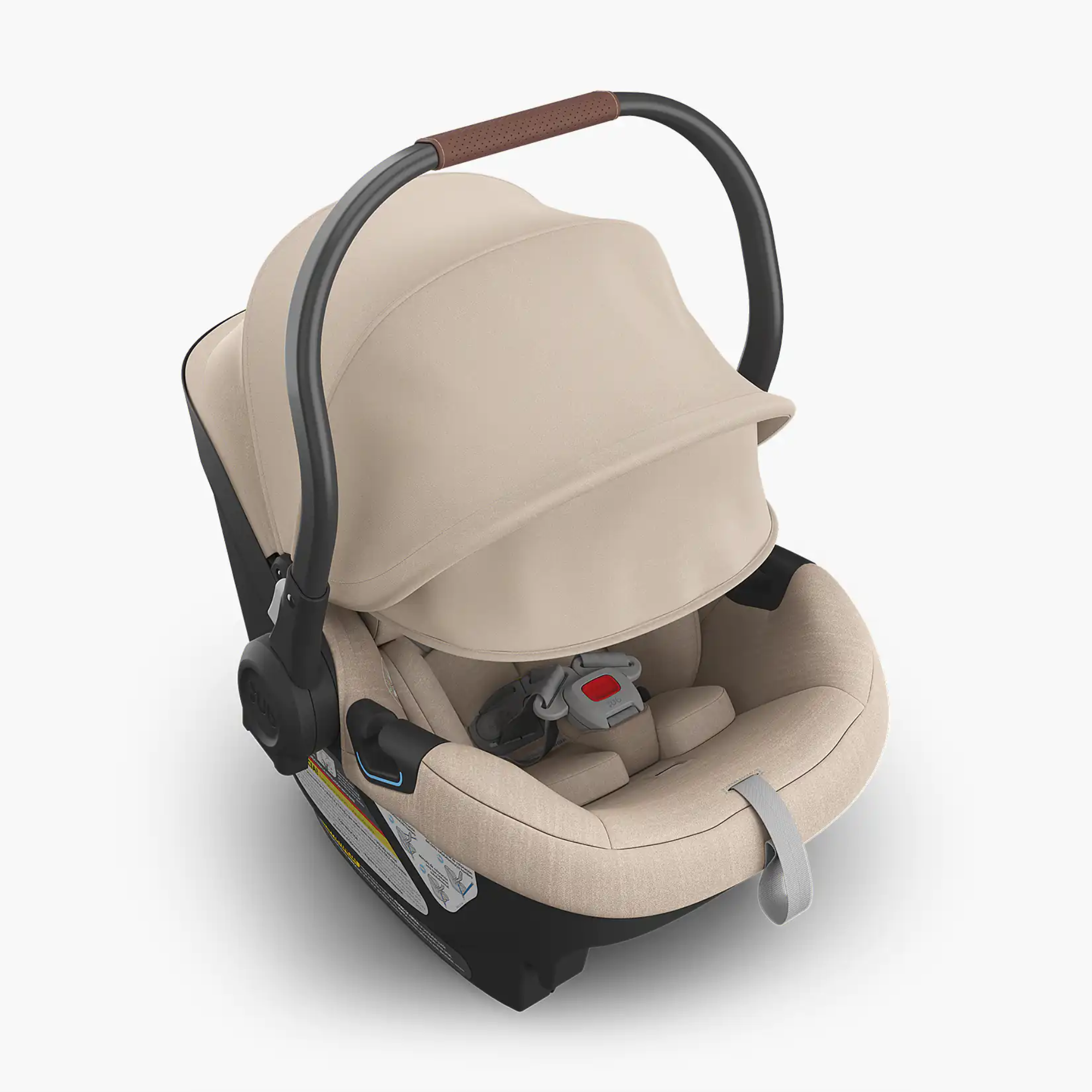 Autoasiento Aria V2 ultraligero 2,67 kg para bebé, con SmartSecure®, capota extragrande UPF50+, ventilación y asiento seguro y cómodo”