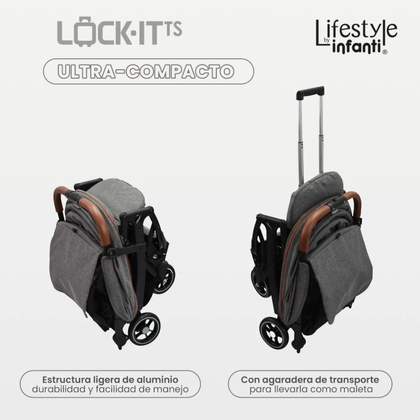 Carriola Sistema De Viaje Lock It + Cuna Colecho Vinny