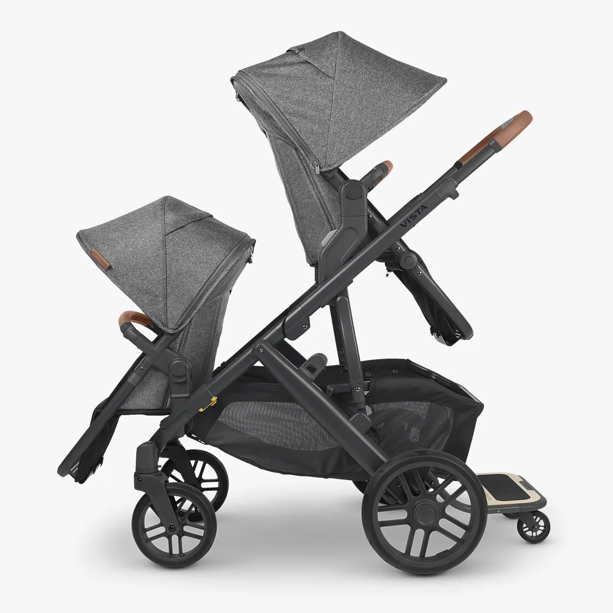 Plataforma PiggyBack para vista acopla fácilmente a tu coche, segura y antideslizante, ideal para niños hasta 25 kg