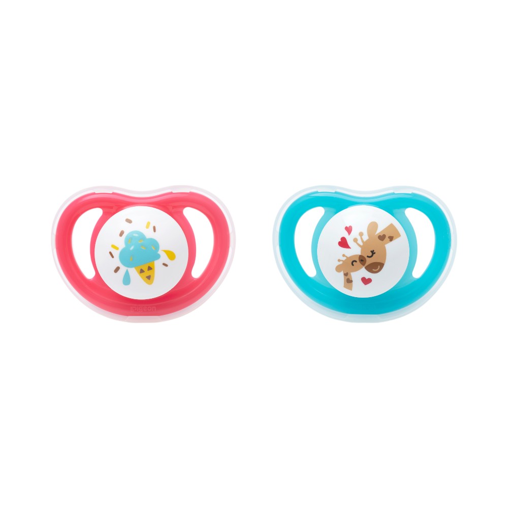Pack Chupón Mini Light Pigeon Figuras L 12+ Meses 2 piezas
