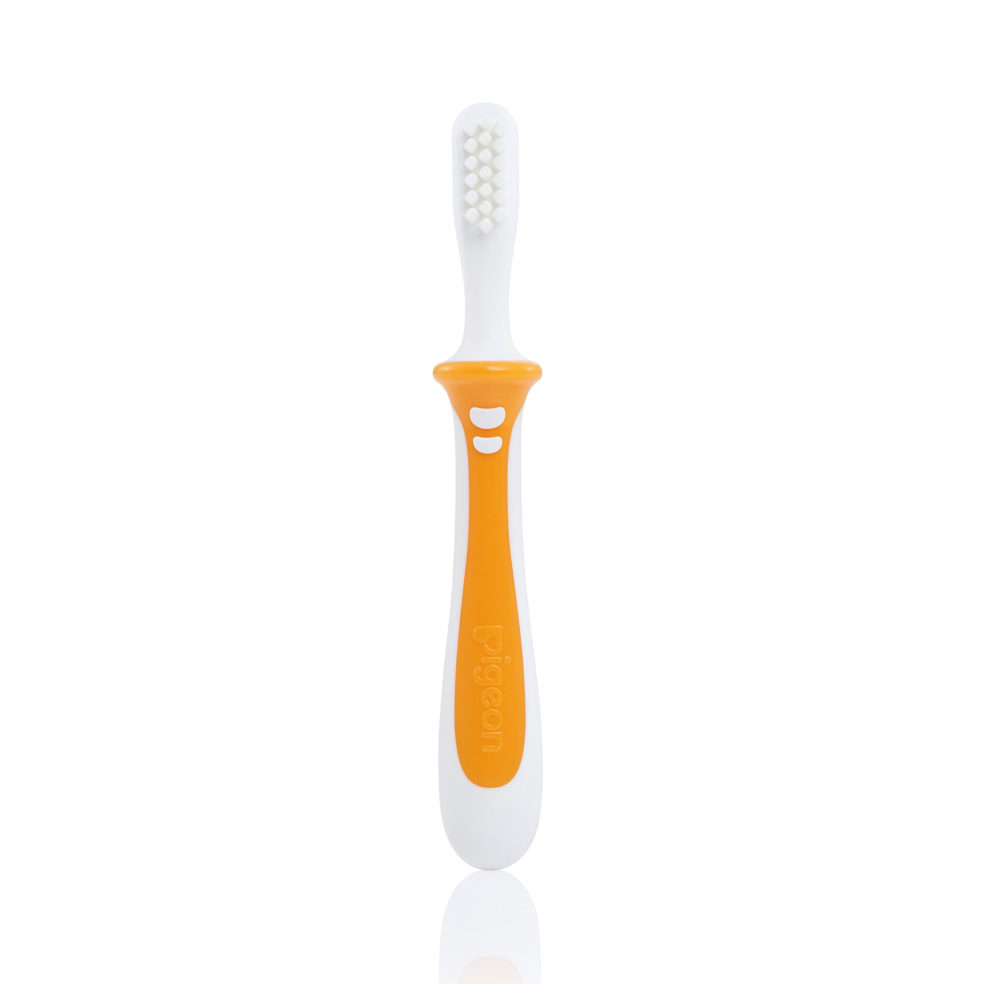 Cepillo Dental Infantil Pigeon Etapa 2 Color Naranja 8 M+