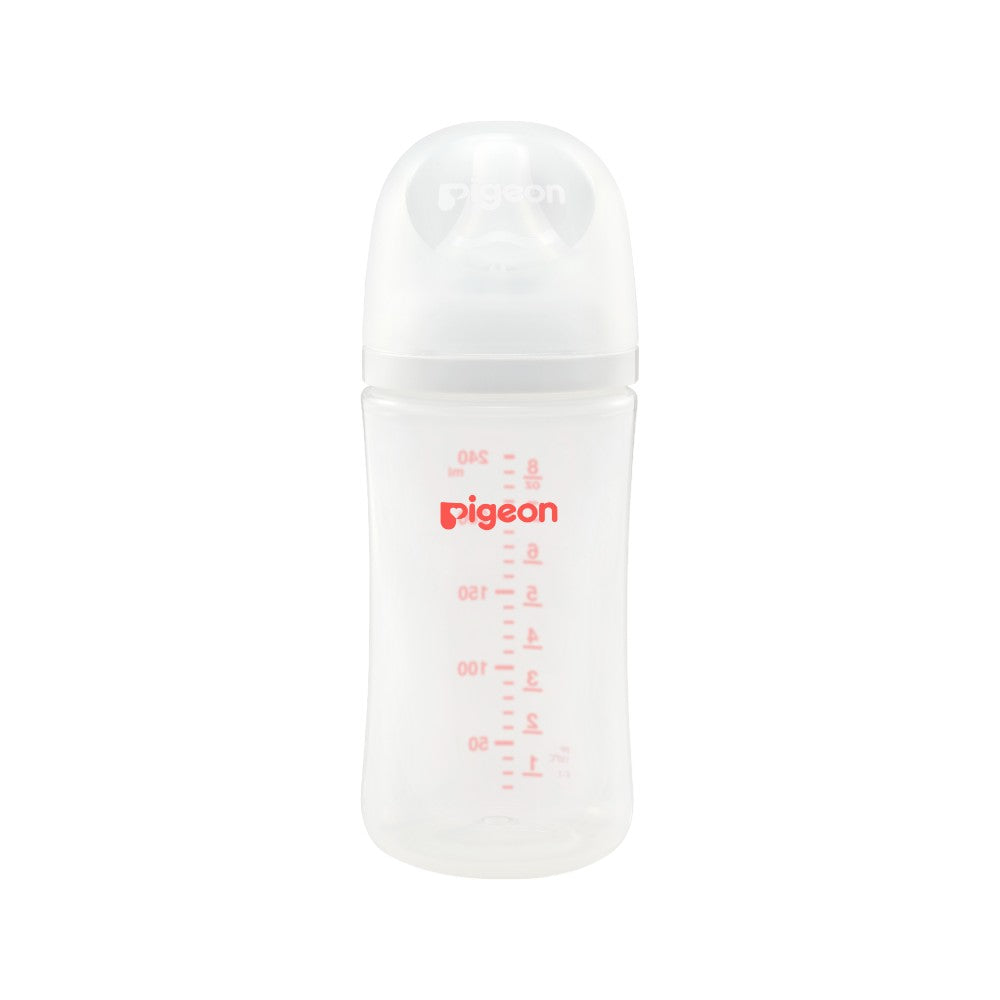 Biberón Pigeon Soft Touch Boca Ancha 240 Ml Bpa Free