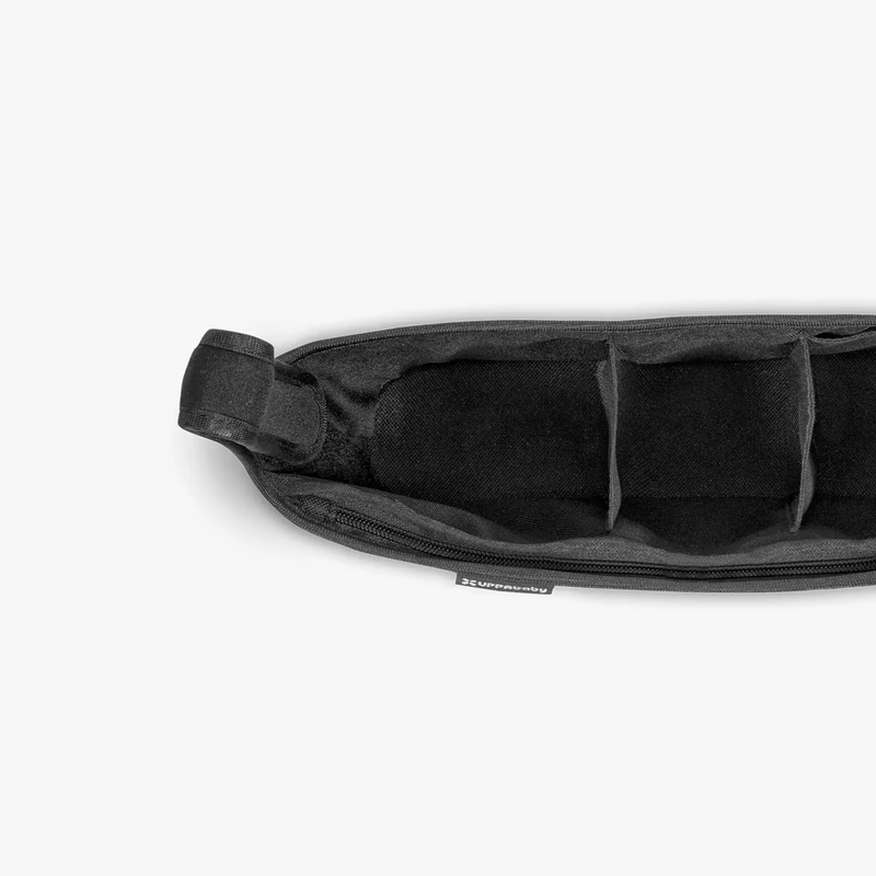 Organizador Carry-All para padres múltiples compartimentos, bolsillo con cremallera y soporte para botellas, compatible Vista y Cruz
