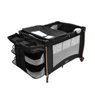 Set Carriola Travel Maverick y Cuna Gianna Lifestyle Negro