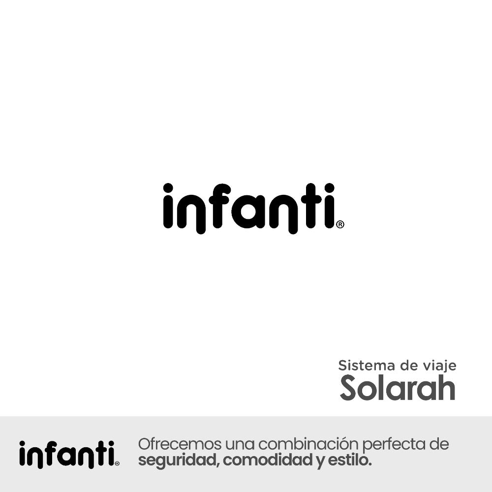 Infanti Carriola Sistema De Viaje Solarah Plegable Con Portabebé