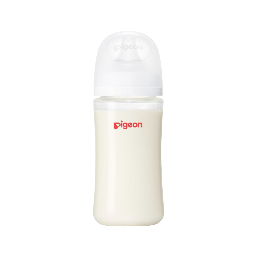 Biberón Pigeon Soft Touch Boca Ancha 240 Ml Bpa Free